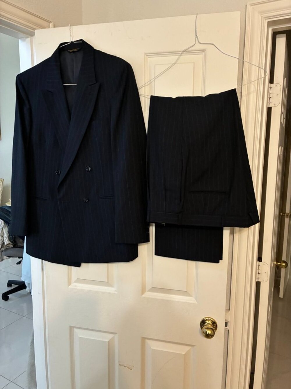 Men's Pinstripe Suit